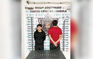 Fueron detenidos por el delito de posesión simple de narcóticos