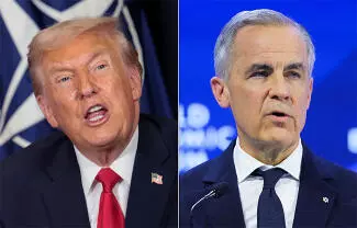 Trump dijo que si Mark Carney ‘pretende convertir a Canadá en un punto de entrada para que China envíe productos a EU, está equivocado’