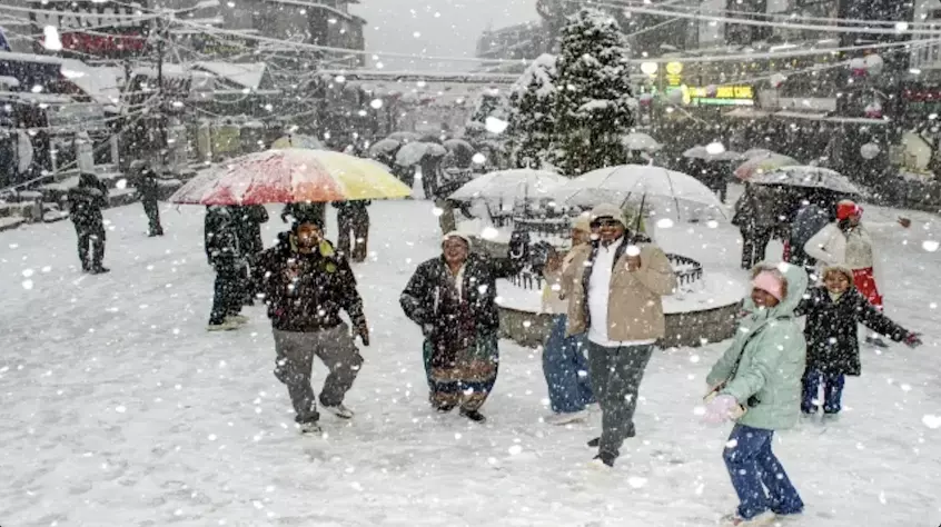 Himachal Pradesh fue testigo de lluvias y nevadas generalizadas en las últimas 24 horas,