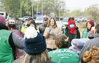 La Alcaldesa recorrió sectores vulnerables para verificar atención directa en los hogares ante las bajas temperaturas