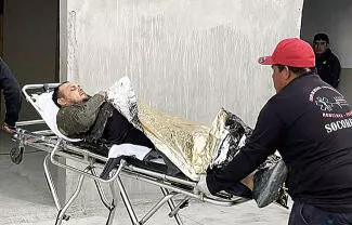 Terminó con quemaduras de consideración