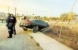 Un aparatoso accidente vial se registró la mañana del martes en la colonia Guadalupe Borja, en Ciudad Frontera.