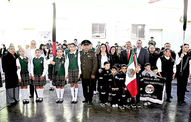 Realizan acto solemne en Frontera por aniversario de la Constitución
