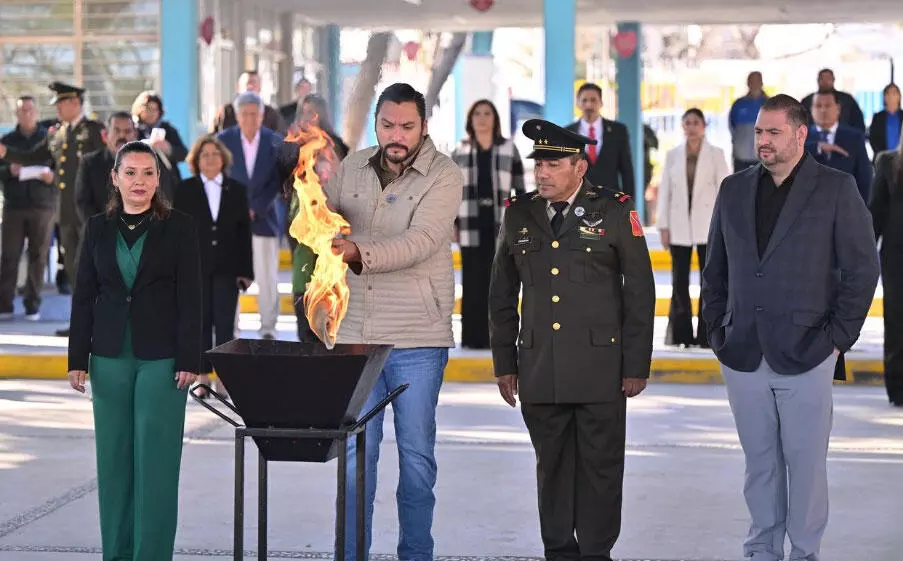 Celebran Día de la Bandera con acto protocolario en Secundaria Técnica ...