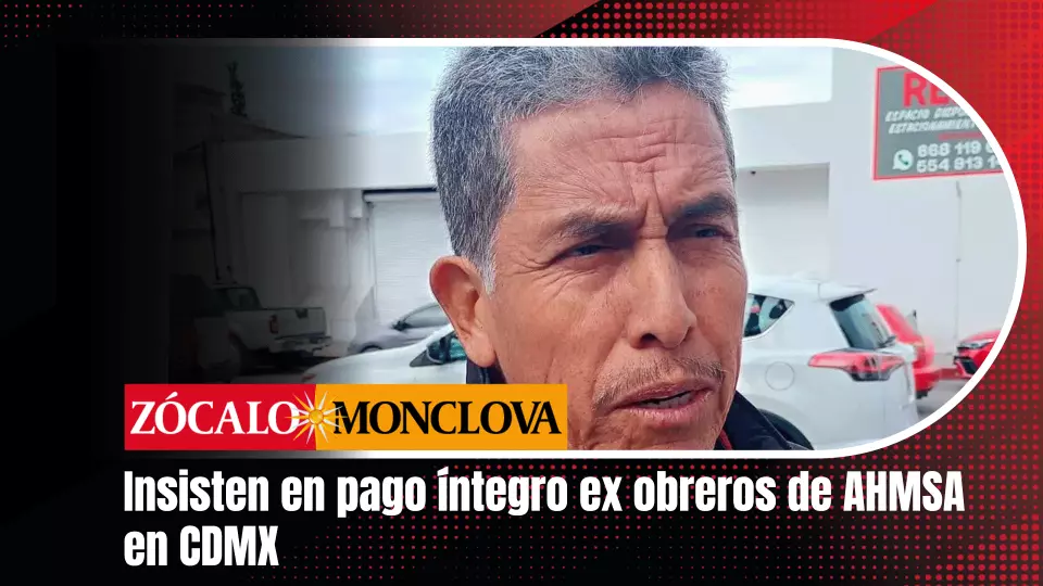 El ex obrero confía en que para junio puedan recibir sus finiquitos tras concretarse la subasta, mientras tanto, sus compañeros continúan en el Zócalo realizando gestiones con la Profedet, la juez del caso y la Secretaría de Gobernación.l