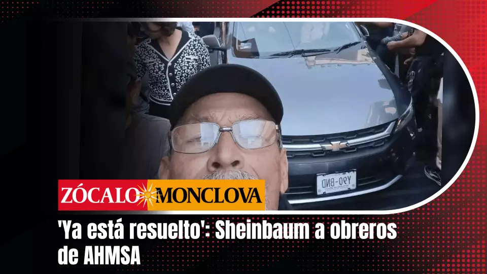 Tras el breve intercambio, el ánimo dio un giro radical, por lo que los obreros discuten ahora la posibilidad de levantar el plantón.