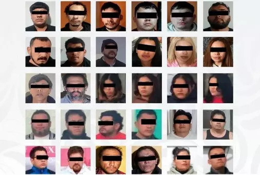 En un operativo interinstitucional se ejecutaron 12 órdenes de cateo en distintos domicilios de la capital, donde se detuvo a 21 hombres y nueve muje