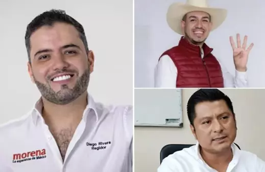 La mayoría de los detenidos militaban en Morena, con 8 casos; en el PRI, 4; de MC, 4; PRD, 3; y del PAN, PT, PVEM, Pacto Social, Chiapas Unido y Fuerza por México uno cada uno.