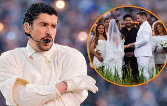 Bad Bunny protagonizó uno de los momentos más insólitos en la historia del evento: fue testigo oficial de una boda real
