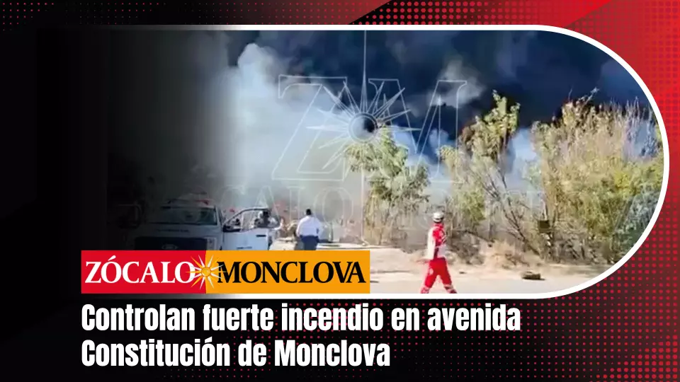 Tras más de una hora de trabajo por parte de equipos de emergencia el incidente mermó