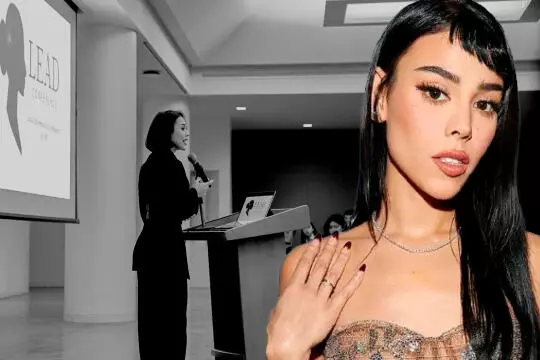 Danna Paola impartió una conferencia en el marco de LEAD Conference: Latina Expowerment and Development en Harvard