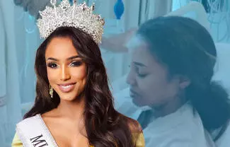 Tres meses después de la aparatosa caída que conmocionó al certamen de Miss Universe 2025, Gabrielle Henry, Miss Jamaica, rompe el silencio con fotos.