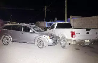 Hubo daños materiales de consideración en tres vehículos