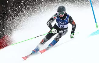  Gaxiola debutó en unos Olímpicos de Invierno y se va de Milán con el lugar 53 en el Slalom Gigante