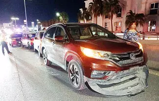 El accidente también dejó a un conductor con crisis nerviosa y daños materiales de consideración como saldo