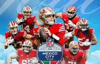 La NFL anunció que los San Francisco 49ers serán el equipo local para el partido de temporada regular en la CDMX la próxima temporada.