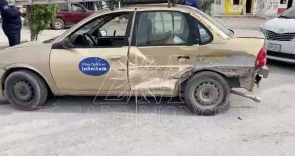 Elementos de Control de Accidentes realizaron el peritaje correspondiente para determinar responsabilidades.