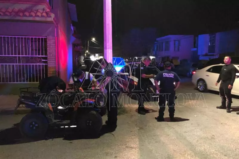 Pese al operativo implementado, únicamente se logró el decomiso de una cuatrimoto que fue abandonada por sus tripulantes sobre la calle Paseo de los Sauces, misma que fue asegurada y puesta a disposición de la corporación policiaca.