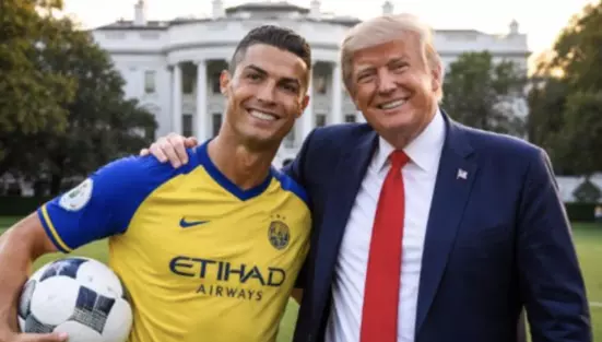 El presidente de Estados Unidos, Donald Trump, volvió a llamar la atención en el mundo del futbol tras publicar un mensaje dirigido a Cristiano Ronaldo.