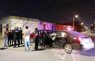 Un fuerte accidente vial se registró la noche de ayer en calles de la colonia Tecnológico