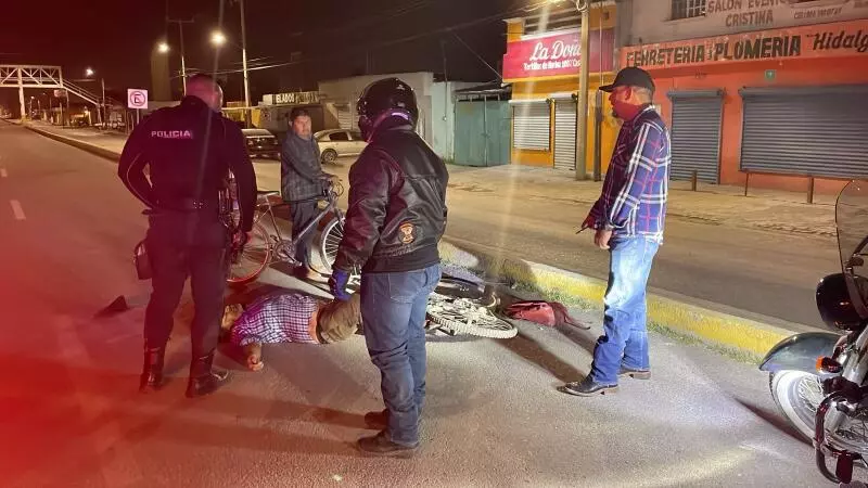 El accidente se registró antes de llegar a la calle Guadalajara, en la colonia Mirador