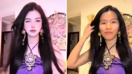 El filtro de belleza se desactivo momentáneamente mientras estaba en en una transmisión en vivo, perdiendo miles de seguidores en redes sociales ante su cambio de apariencia