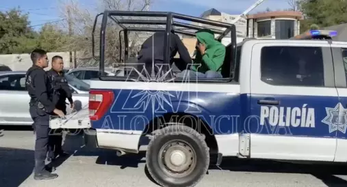 Tras su aseguramiento, los detenidos fueron trasladados a las instalaciones de la corporación policiaca