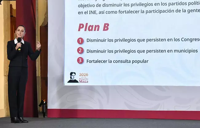 La Presidenta adelantó que el Plan B de la reforma electoral la enviará el lunes al Congreso