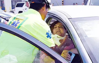 El accidente arrojó también miles de pesos en pérdidas materiales