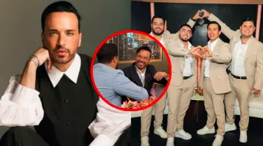 Los cantantes protagonizaron un momento especial en las grabaciones del podcast del ex integrante de Kabah