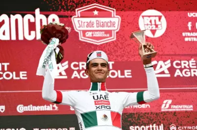 Isaac del Toro se subió al podio por segunda carrera consecutiva en la temporada; la victoria quedó en manos del esloveno Tadej Pogacar, quien ganó la prueba por cuarta ocasión 