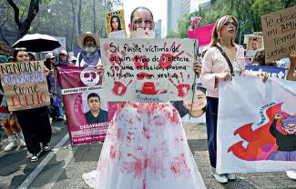 Solo en la CDMX, 120 mil mujeres marchan por horas para exigir justicia y visibilizar la violencia que enfrentan