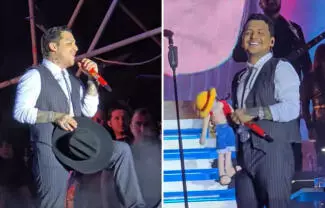 El intérprete de regional mexicano tomó con humor los ataques que ha recibido por su apariencia y romance con Ángela Aguilar