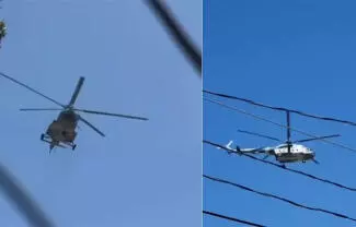 Habitantes notaron sobrevuelos y presencia militar en El Álamo; trascendió que habría varias detenciones.