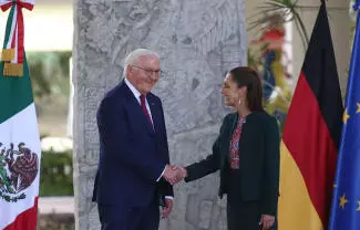 La visita oficial del mandatario alemán se da en el marco de la Convención Bancaria en Quintana Roo.