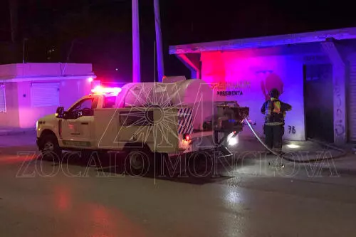 Los primeros en atender el reporte fueron elementos de la Policía Municipal, quienes se trasladaron al cruce del bulevar Harold R. Pape y la calle Magdaleno, en la colonia 18 de Marzo.