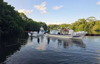 La Presidenta aseguró que la situación está 'bajo control' y no representa riesgo para la población cercana