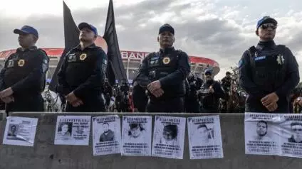 A unos minutos de que arranque el México vs Portugal, integrantes de colectivos de búsqueda de la CDMX denunciaron que en la capital se tienen regis