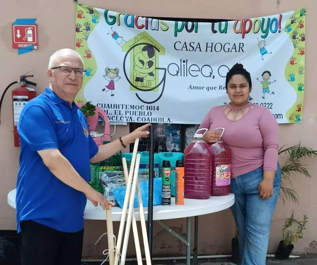 Brinda Club de Leones apoyo a Casa Hogar Galilea tras afectaciones por lluvias