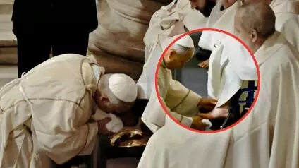 El actual sumo pontífice recreó uno de los eventos más destacados de 