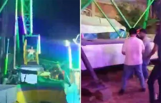 La atracción se activó antes de tiempo mientras el operador aseguraba a los pasajeros