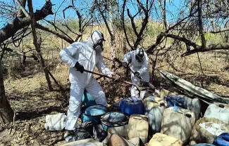 El complejo contaba con infraestructura a escala industrial y fue desmantelado en su totalidad para evitar su reutilización