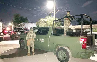 Un operativo coordinado entre corporaciones de seguridad de los tres niveles de gobierno derivó en el cateo de una vivienda.