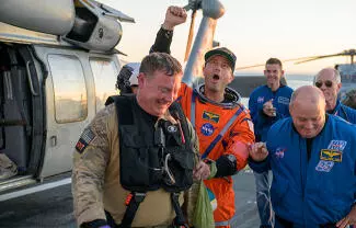 Este viernes regresó la tripulación tras estar 10 días en el espacio, cuando la cápsula de la nave Orión amerizó en aguas de California.