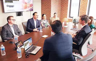 Realiza el gobernador Manolo Jiménez Salinas gira de trabajo por la capital de Estados Unidos