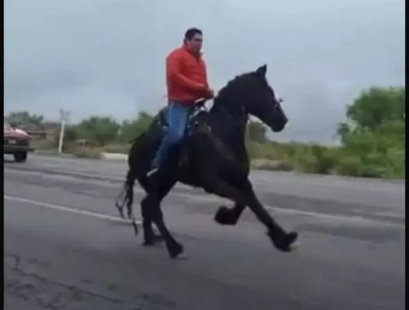 La situación quedó registrada en un video transmitido en vivo a través de redes sociales