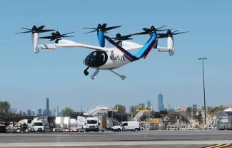 Joby Aviation está realizando esta semana una serie de vuelos de demostración con taxis voladores eléctricos
