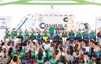 Entregan 9 unidades en Castaños, para esta localidad y otros municipios; próximamente habrá un vehículo más