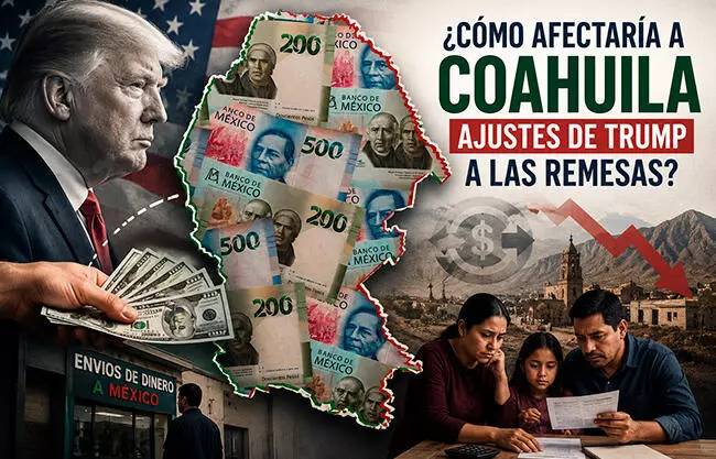 ¿Cómo afectaría a Coahuila ajustes de Trump a las remesas?