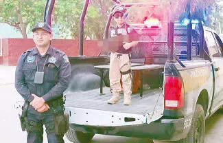 Un pequeño de apenas seis años, vivió un Día del Niño que difícilmente olvidará, al celebrar vestido con el uniforme de la Policía Civil Coahu